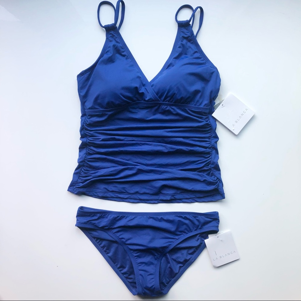 La Blanca Blue Bikini Set